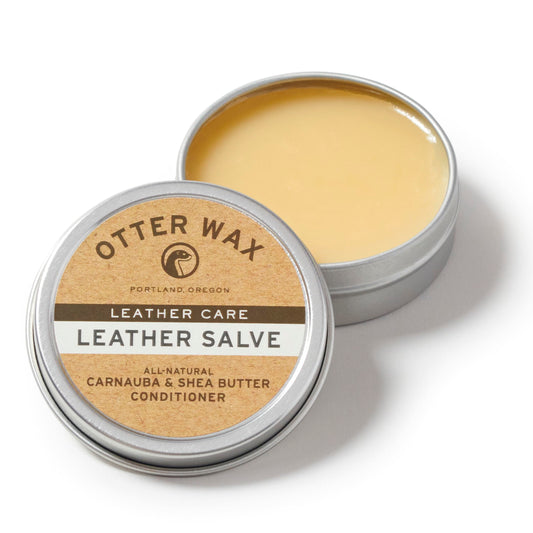 Otter Wax Leather Salve Cleaner and Conditioner, 2 oz product photo 1