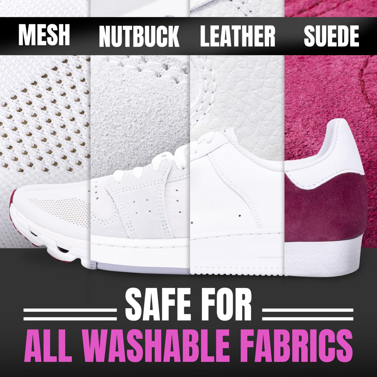 Pink Miracle Shoe Cleaner Kit for Sneakers, Leather, Suede, and Canvas product photo 4
