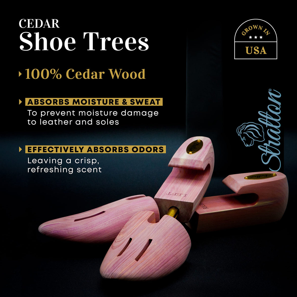 Stratton Cedar Shoe Tree, Grown in USA product photo 2