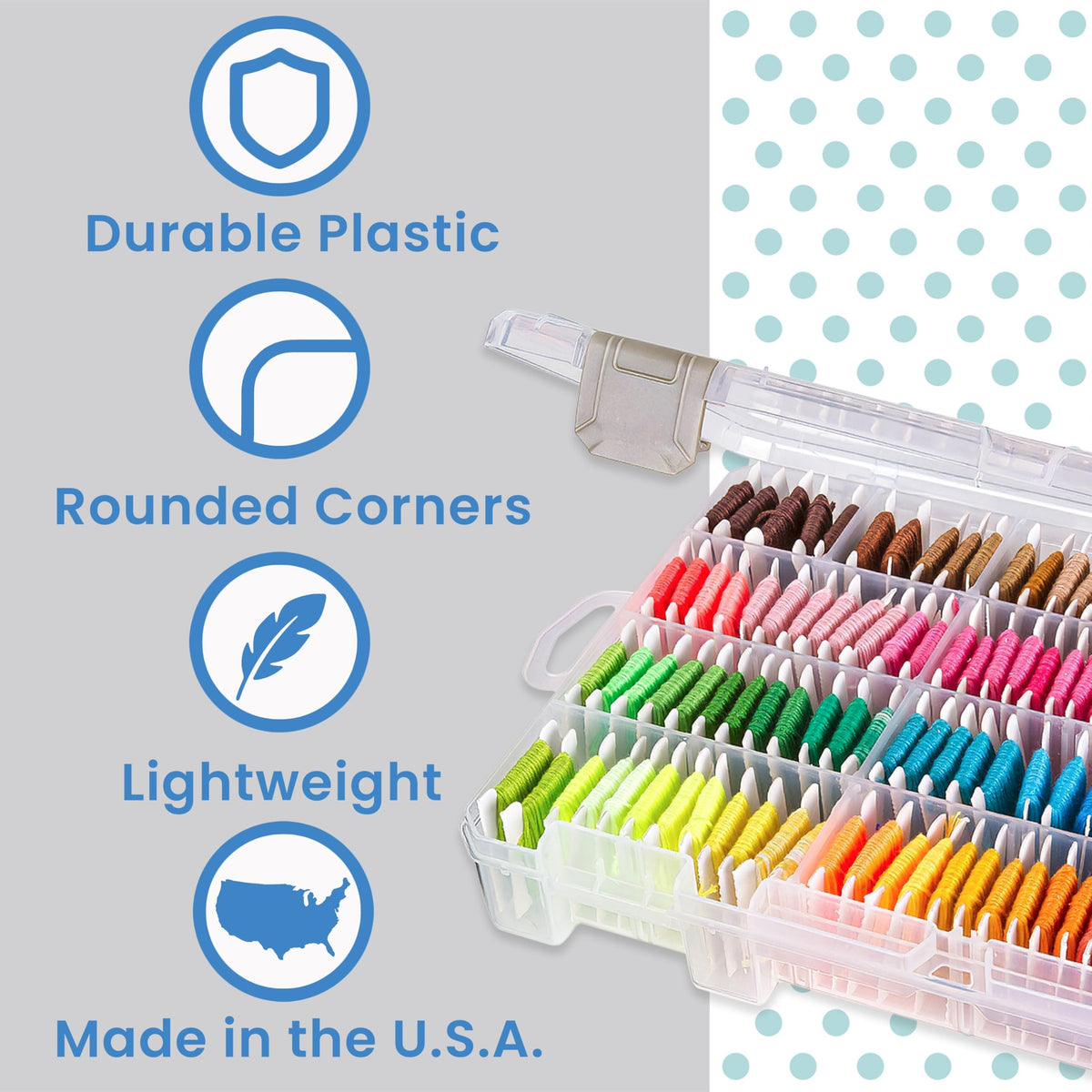 ArtBin Floss Finder Embroidery Organizer, Clear, Clear