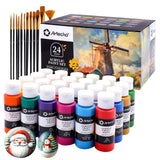 Artecho Acrylic Paint Set, 24 x 2 oz