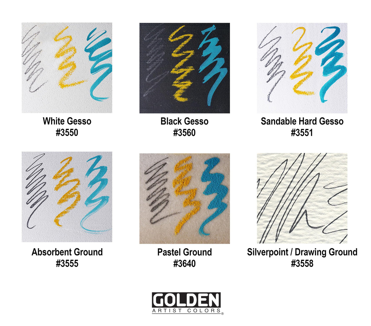 GOLDEN Acrylic Gesso, 32 oz