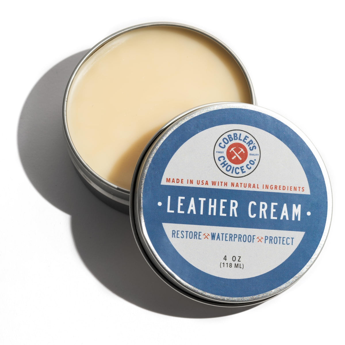 Cobbler's Choice Leather Cream with Beeswax, 4 oz product photo 1