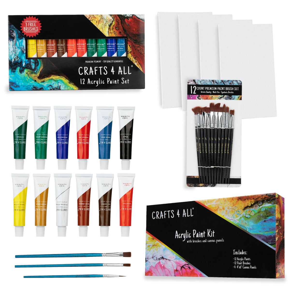 Crafts 4 All Acrylic Paint Set