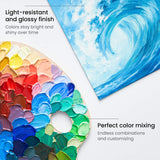 Arteza Acrylic Paint Set, 24 Colors, 22 ml