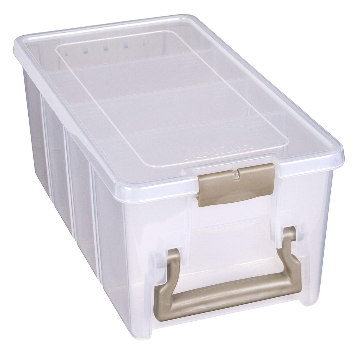 ArtBin Semi Satchel with 3 Dividers, Clear, Clear