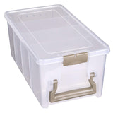 ArtBin Semi Satchel with 3 Dividers, Clear, Clear