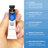 Castle Art Supplies Acrylic Paint Set, 24 x 12ml