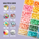 Juvale Clear Bead Organizer, 3-Pack, 36 Compartments, 3 boxes
