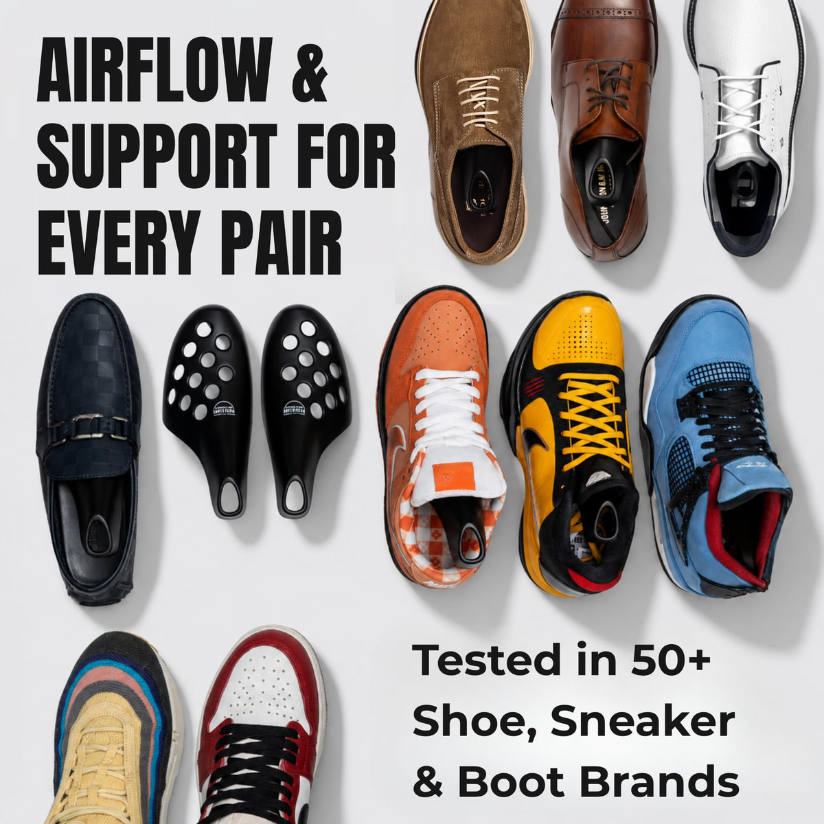Fresh Flow Travel Shoe Trees for Sneakers and Shoes product photo 3