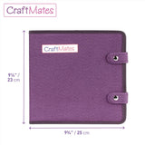 Craft Mates Double-Sided Organizer Case, 8 Inserts, 8 organizers