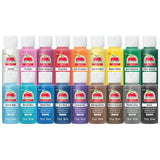 Apple Barrel Acrylic Craft Paint Set – 18 Matte Colors, 2 oz Bottles