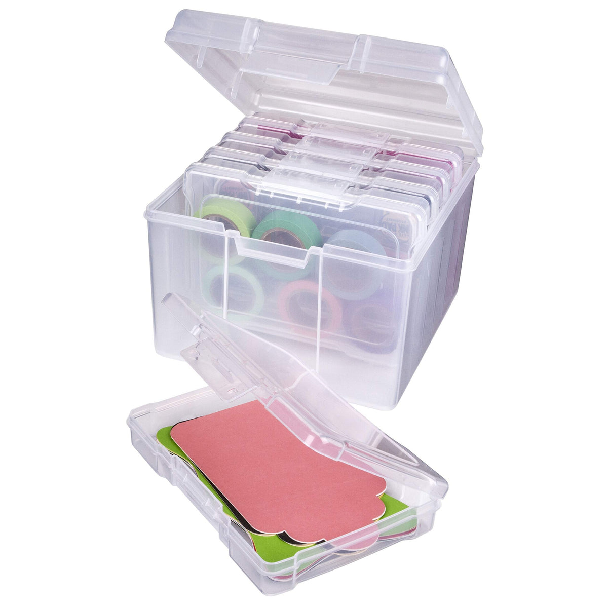 ArtBin 6947ZZ Photo and Craft Organizer Set, Clear, 1 set