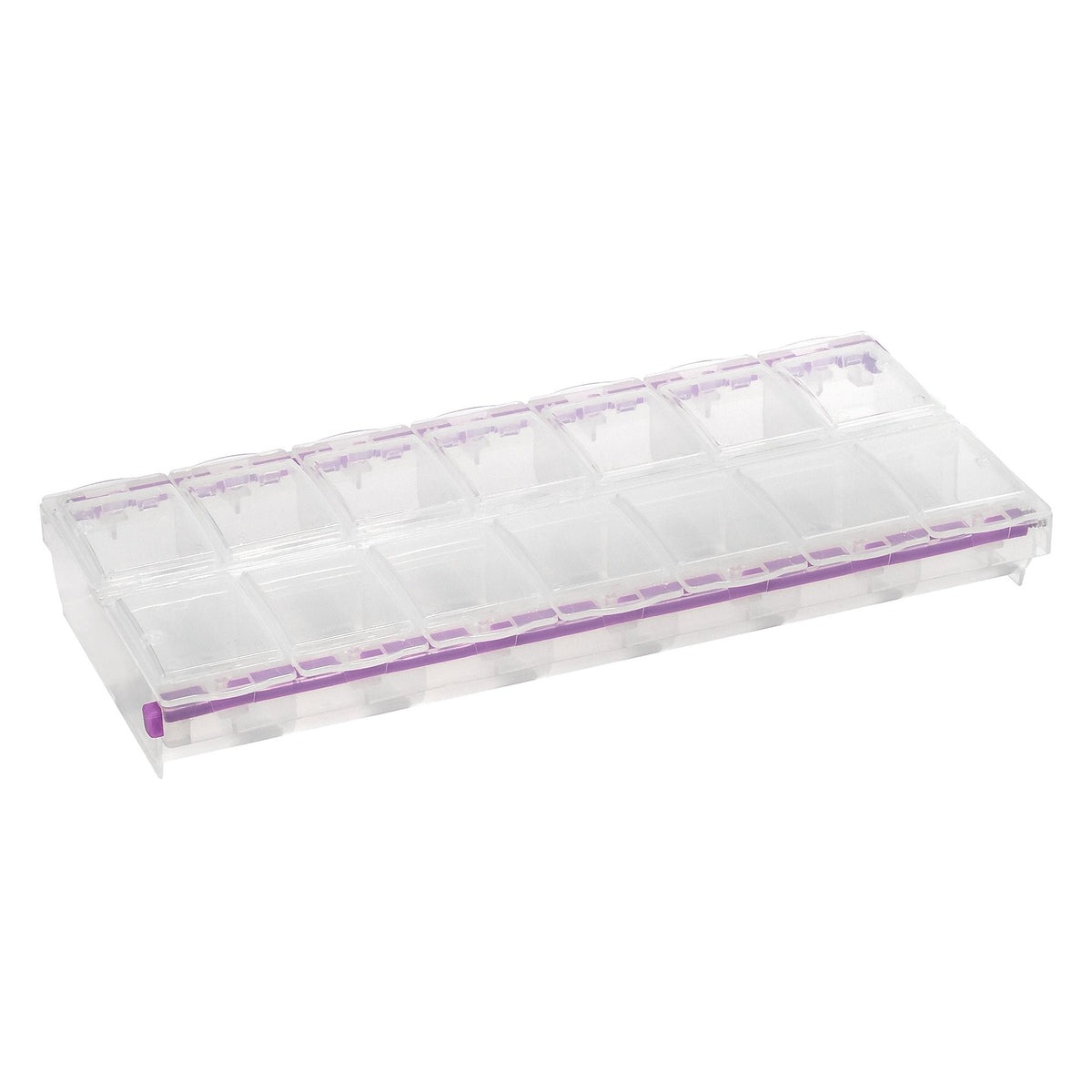 CRAFT MATES Bead Organizer, 14 Locking Compartments, 14 compartments
