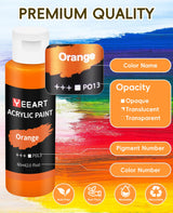 Yeeart Acrylic Paint Set, 24 x 2 oz