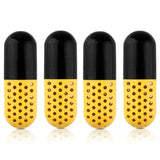 2/4PCS Shoes Deodorant Creative Capsule Shaped Shoe Freshener Portable Moisture Absorber Sports Bags Desiccant Cleaning Supplies