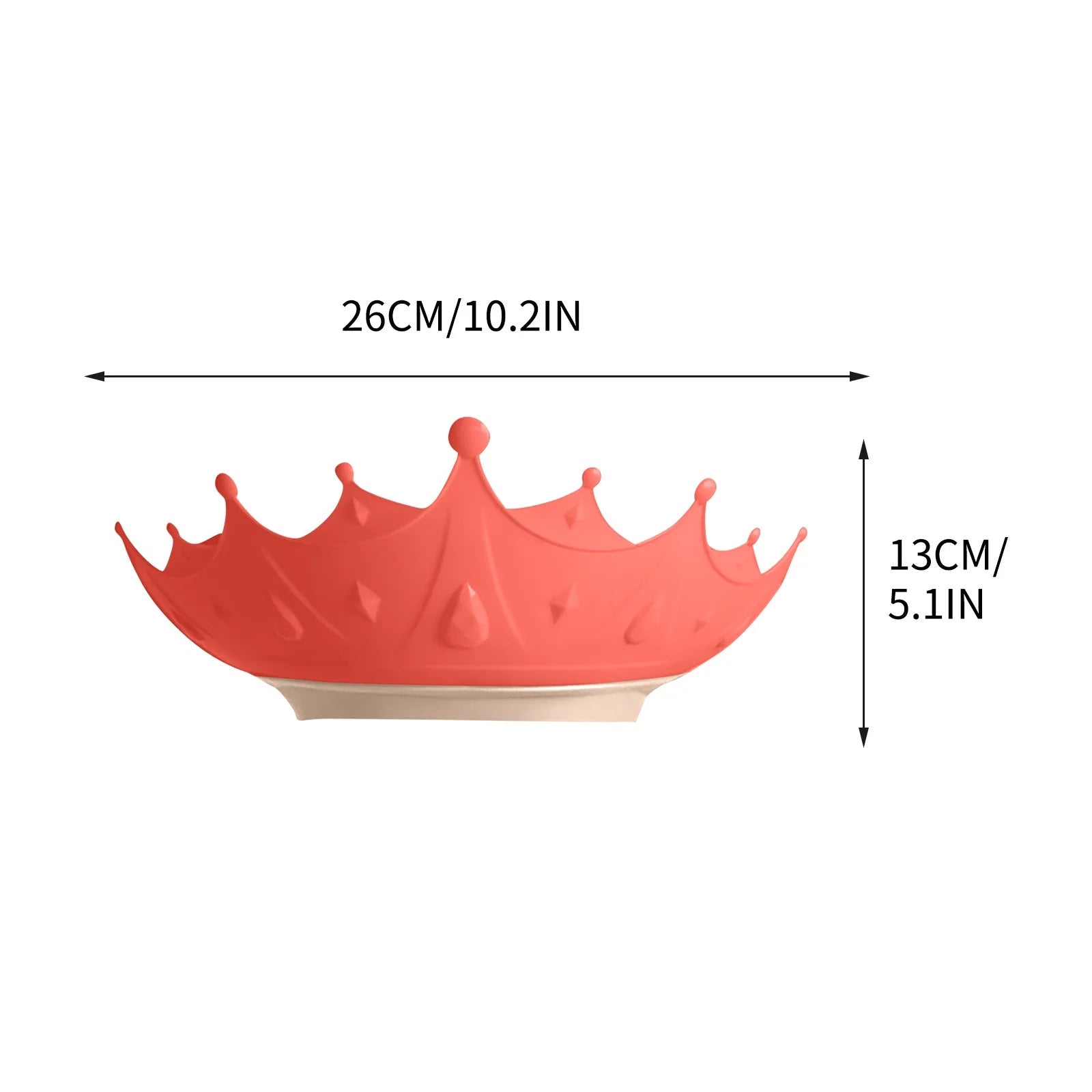Baby Shower Cap Bathing Cap Soft Adjustable Visor Hat Safe Shampoo Shower Bathing Protection Bath Cap for Toddler, Baby, Kids, Children,Red