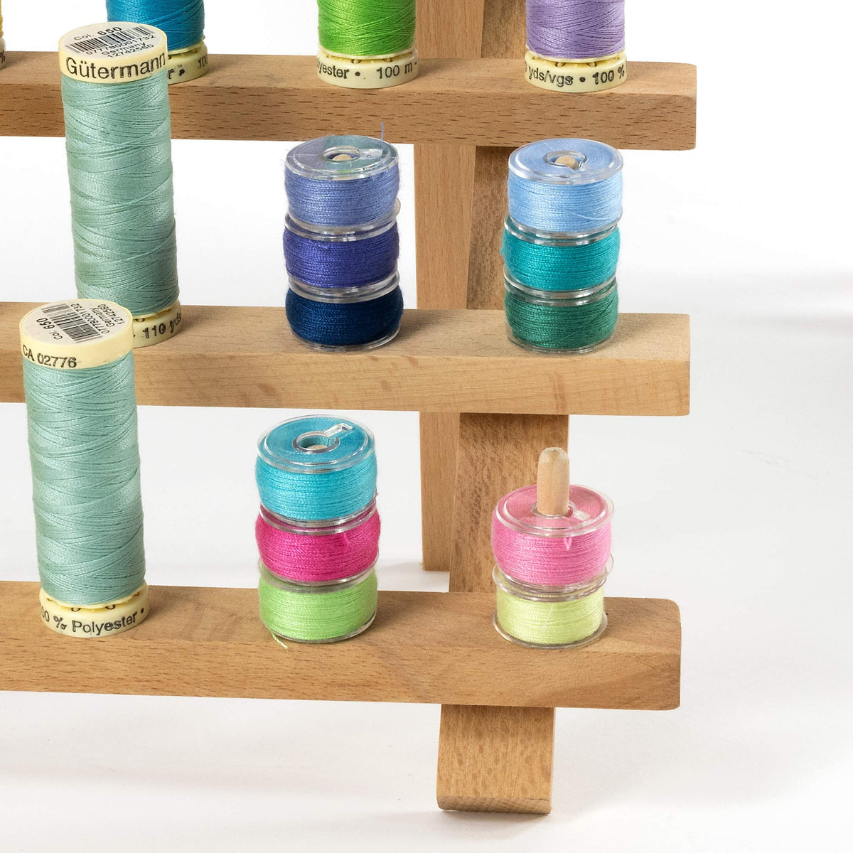 Dritz Wooden Thread Rack, Holds 60 Spools, 1 rack