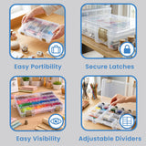 ArtBin Floss Finder Embroidery Organizer, Clear, Clear