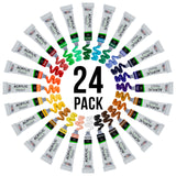 U.S. Art Supply 24 Color Acrylic Paint Set, 12ml