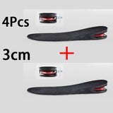 Height Increase Insole Invisible Heightening Template Air Cushion Shoe Inserts Variable Height Insoles Adjustable Cut Foot Pad