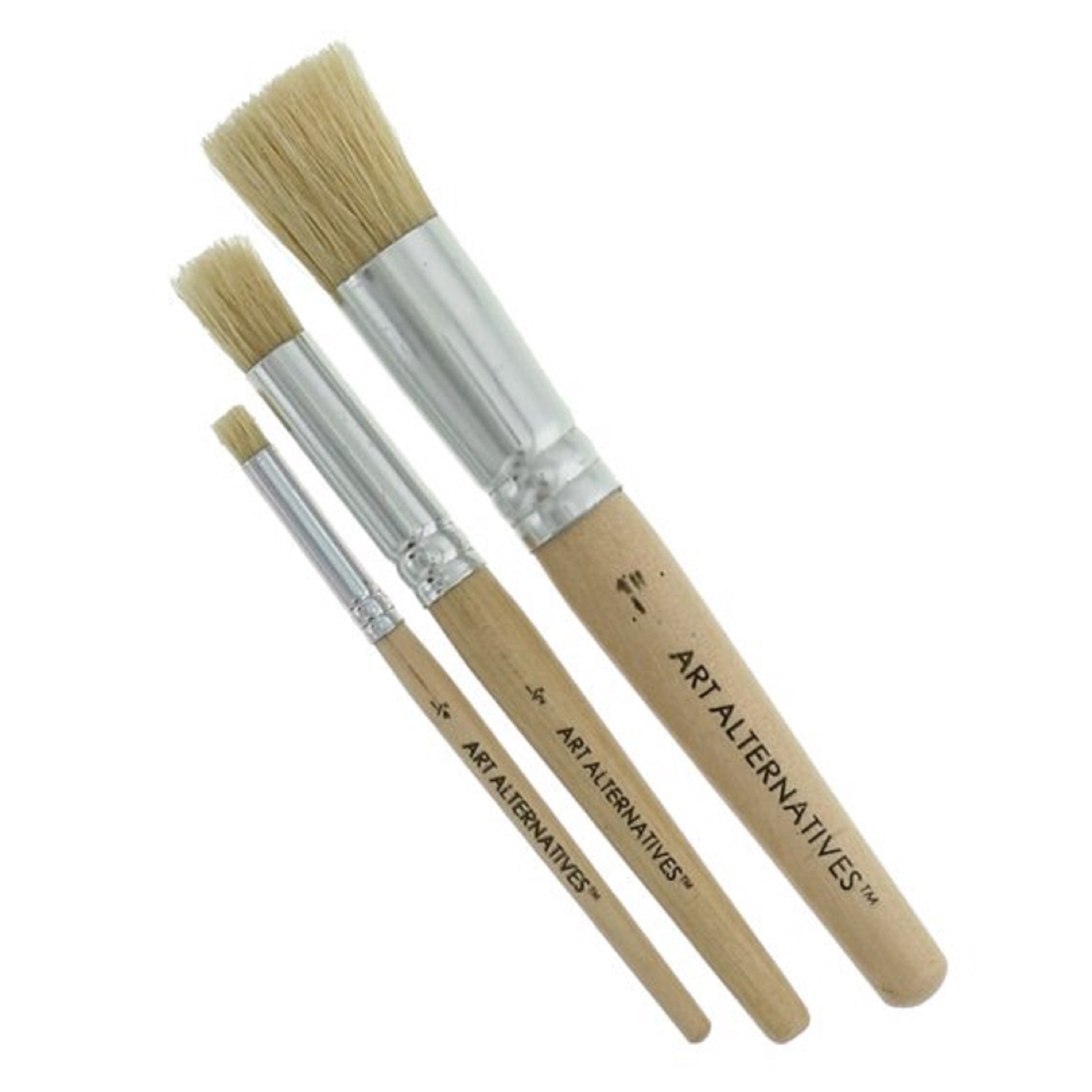 Art Alternatives - Stencil Brush - 3-Brush Set