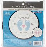 Baby Footprints Learn-A-Craft Beginner Cross Stitch Kit