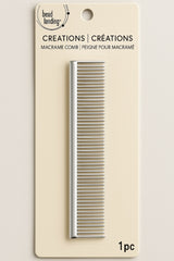 Bead Landing Macrame Comb – 1 pc