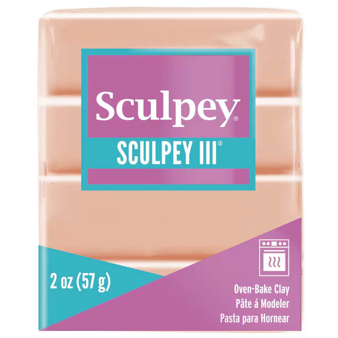 Sculpey III Oven-Bake Polymer Clay, 2 oz