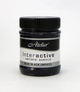 Atelier Interactive Artists' Acrylics - Blue Black (Indigo) 8oz