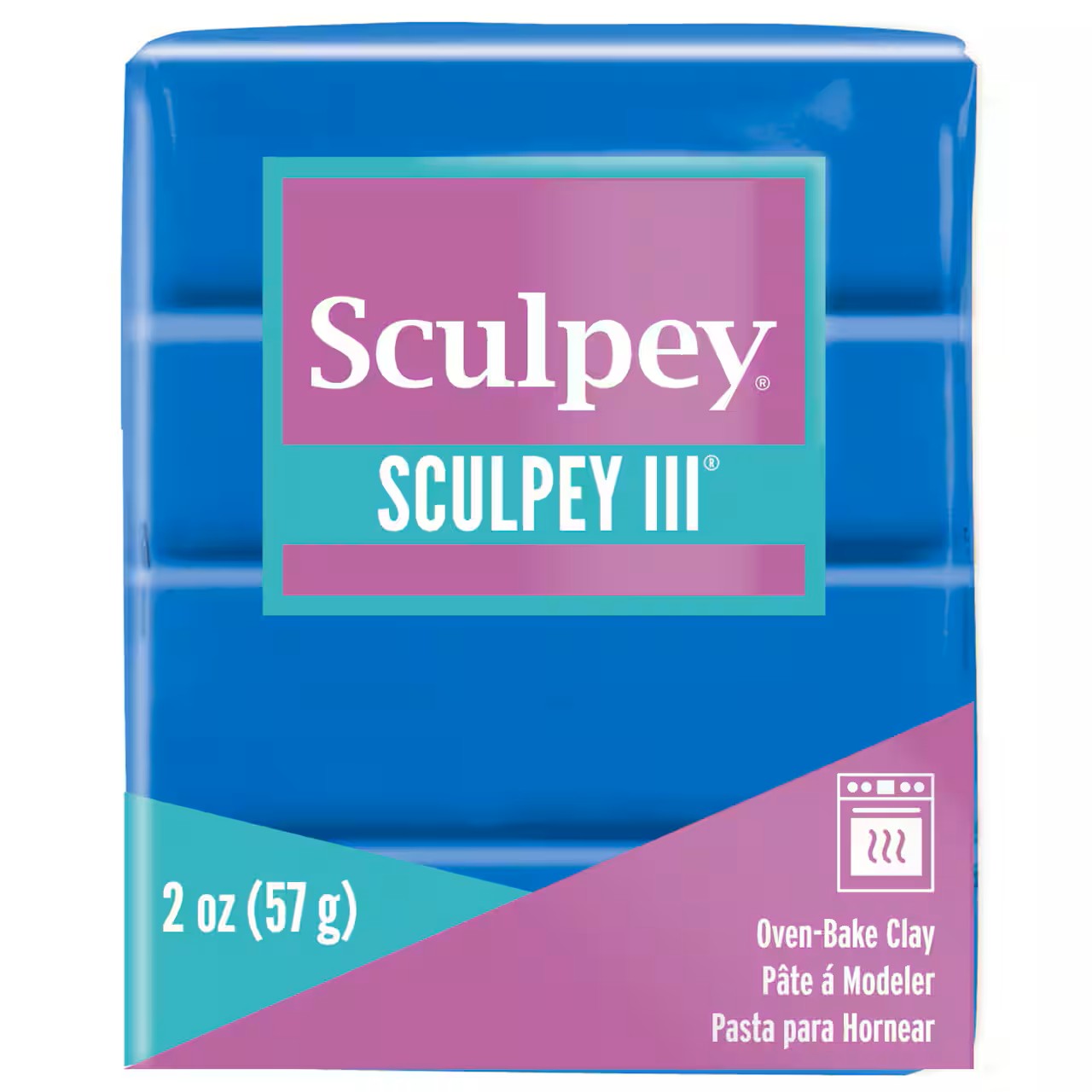 Sculpey III Oven-Bake Polymer Clay, 2 oz
