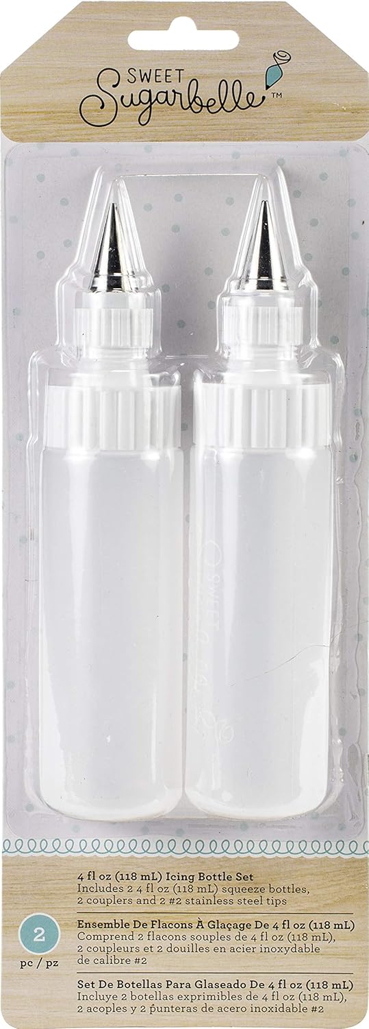 Sweet Sugarbelle Icing Bottle 4 oz, Perfect for Flooding, Filling.