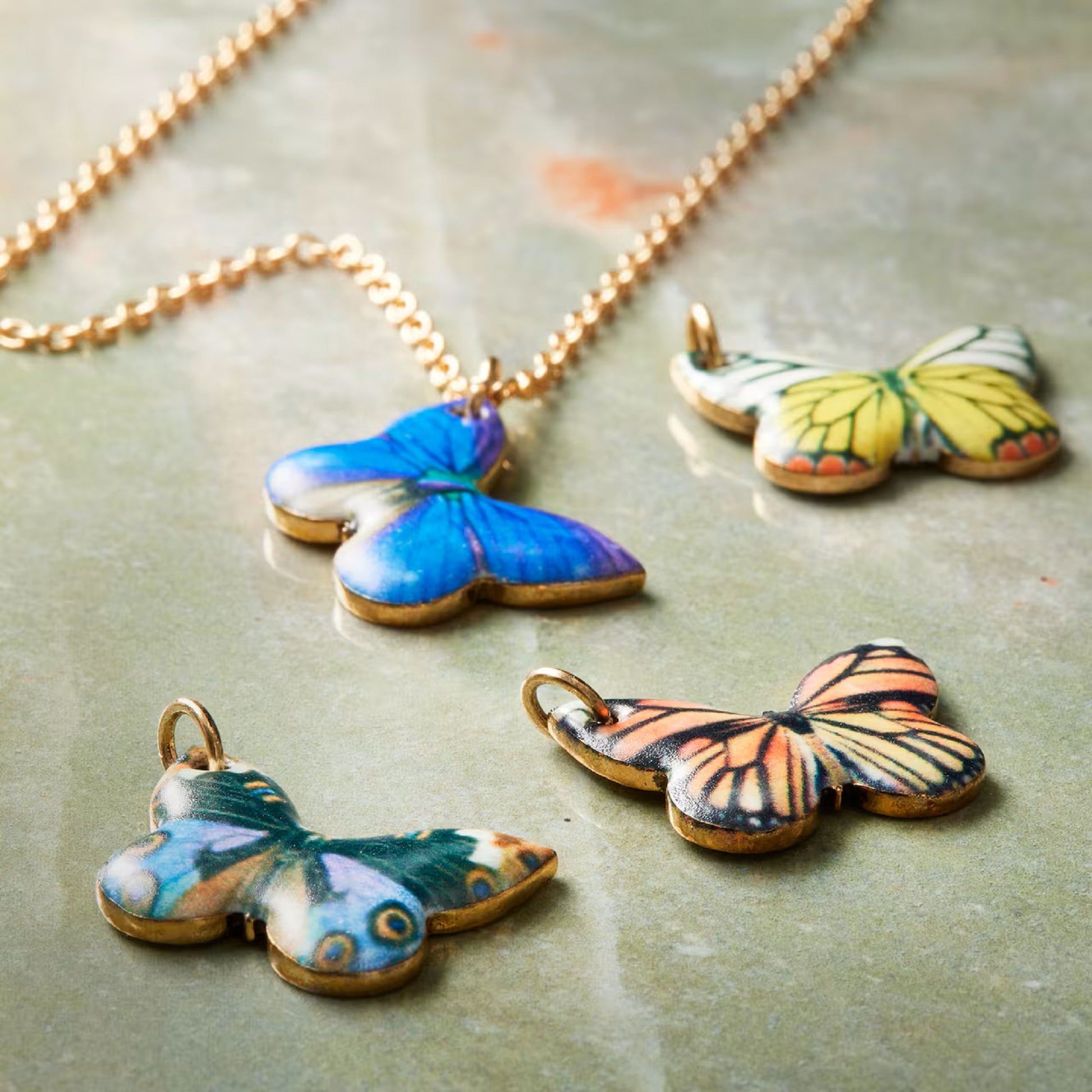 Photo-Real Butterfly Charm Set by Bead Landing