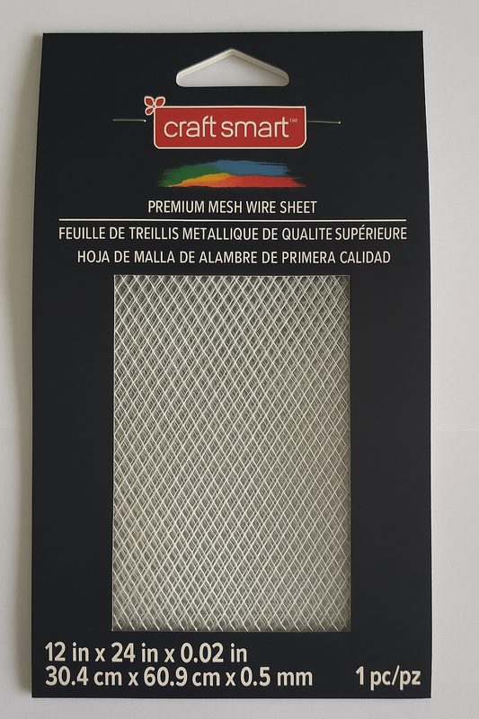 Craft Smart Premium Mesh Wire Sheet – 12" x 24" (30.4 cm x 60.9 cm)