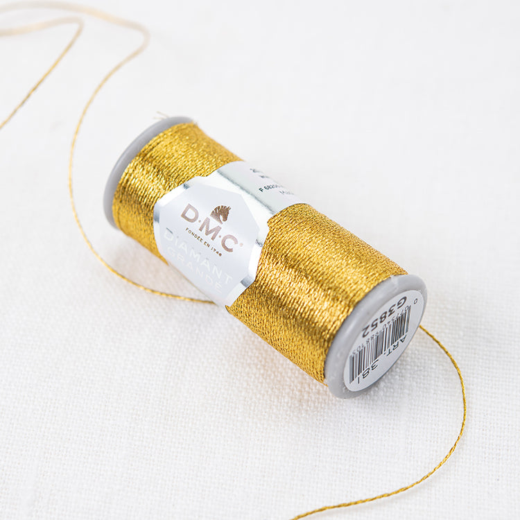 Diamant Grande Metallic Thread – Gold 3852 by D.M.C