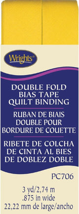 Wrights Products Double Fold Quilt Binding 7/8" X3yd,
