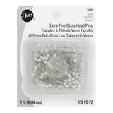 Dritz Extra-Fine Glass Head Pins, 150 Piece