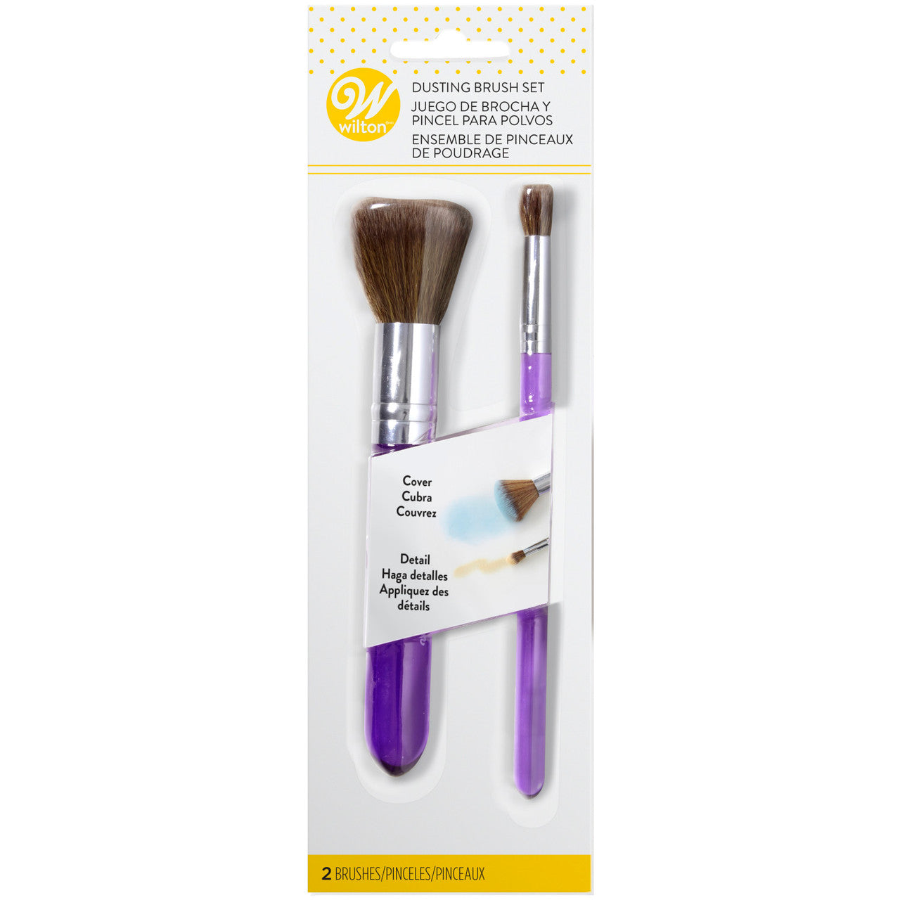 Wilton Dusting Cake Decorating Brush Set, 2-Piece