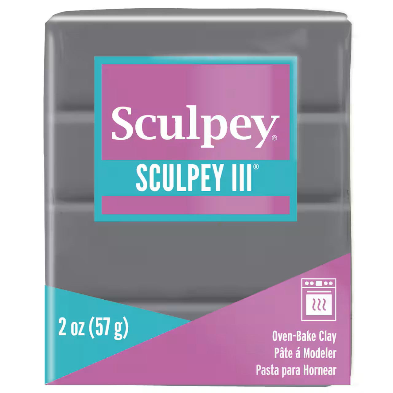 Sculpey III Oven-Bake Polymer Clay, 2 oz