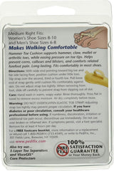 Felt Hammer Toe Crest Cushion, Medium, Right  by Pedifix