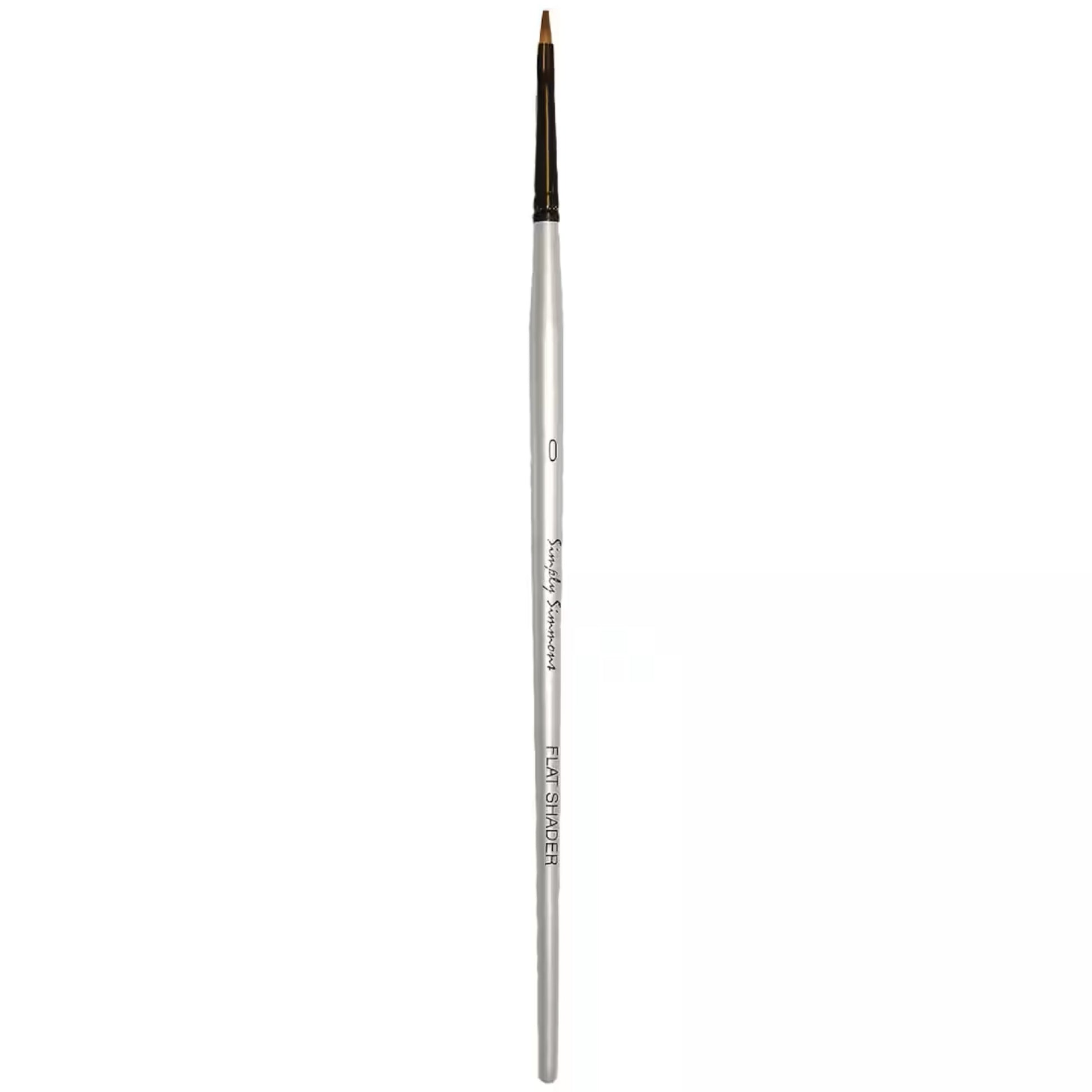 Simply Simmons Short Handle Flat Shader Brush