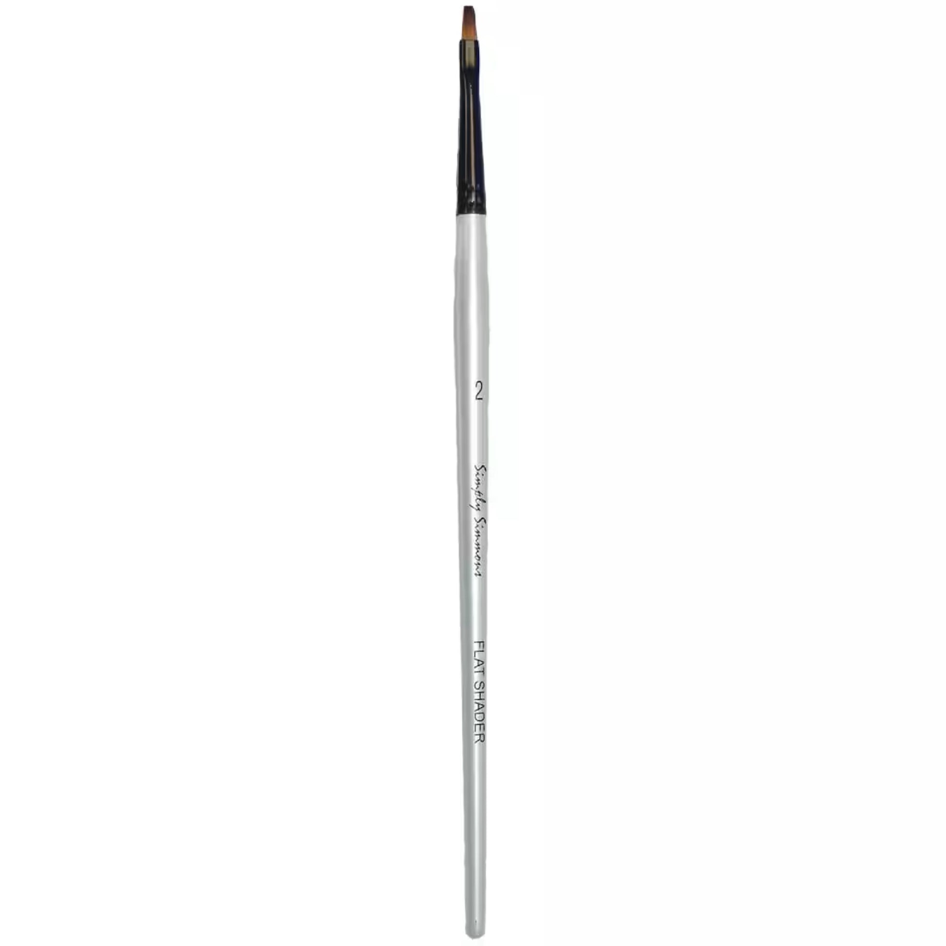 Simply Simmons Short Handle Flat Shader Brush