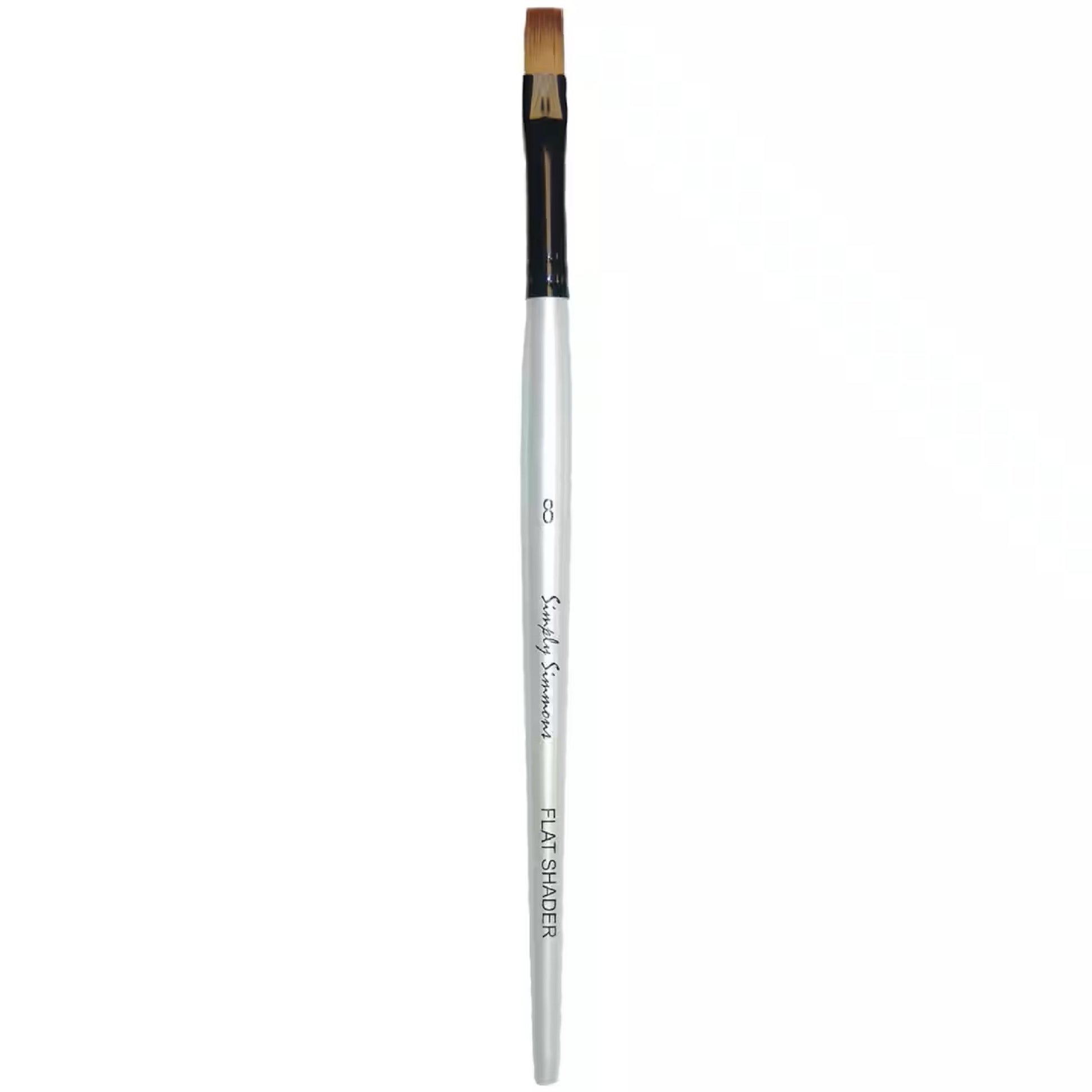 Simply Simmons Short Handle Flat Shader Brush