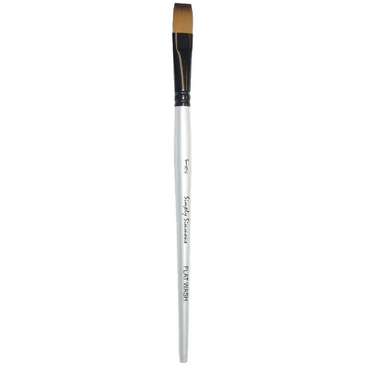 Simply Simmons Short Handle Flat Wash Brush