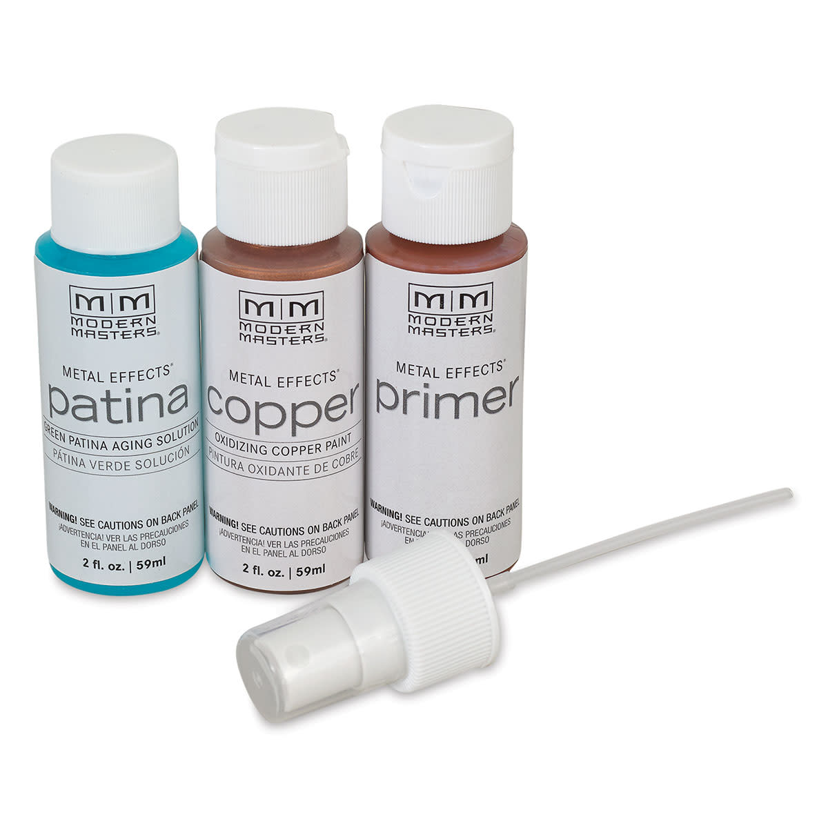 Patina Oxidizing Finish Kits Green-Metal Effects by Moder Masters