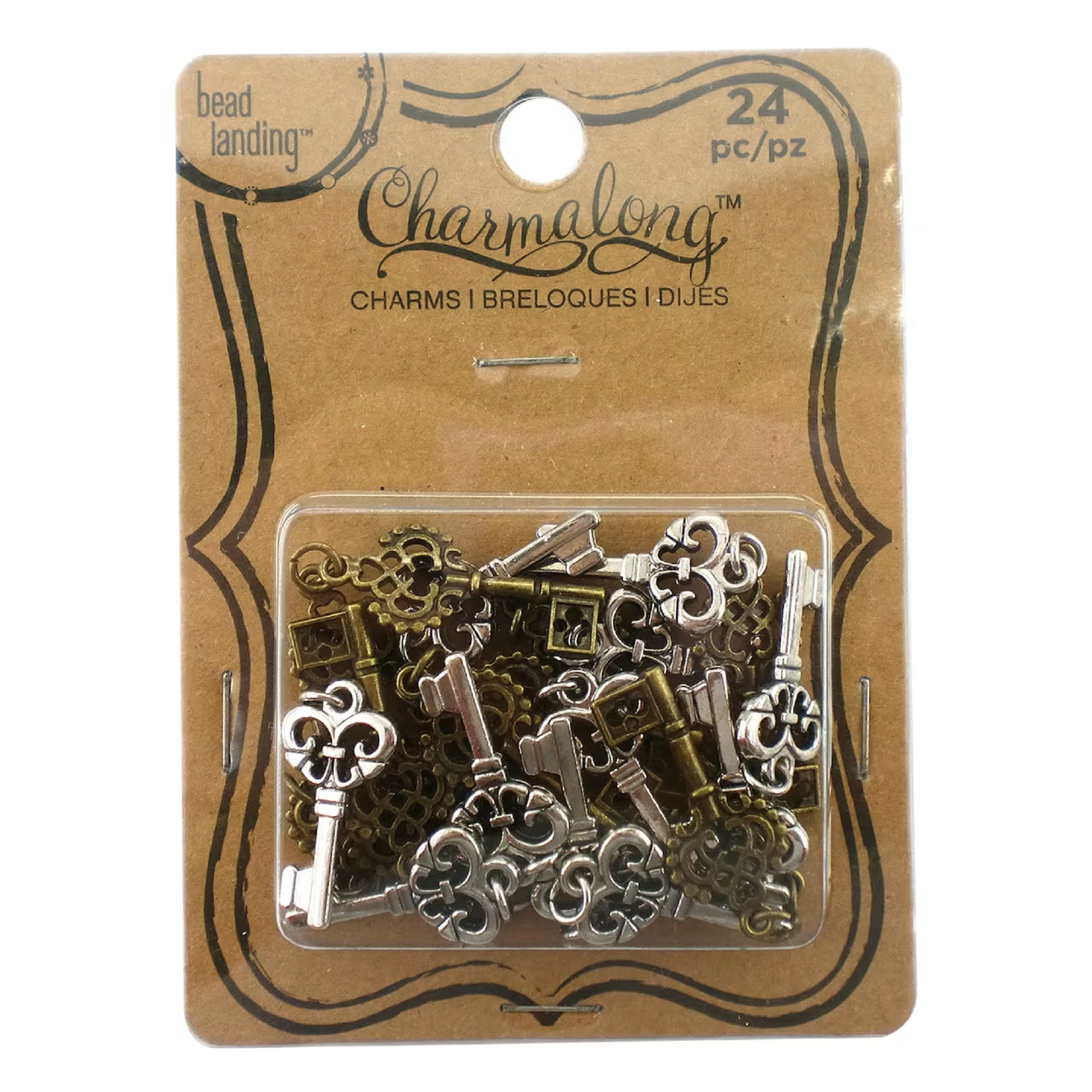 Key Charm Mix by Bead Landing