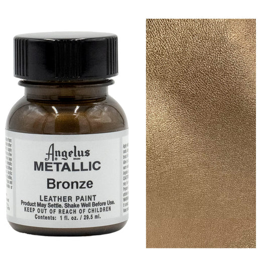 Leather Paint 1oz Metallic Bronze by Angelus
