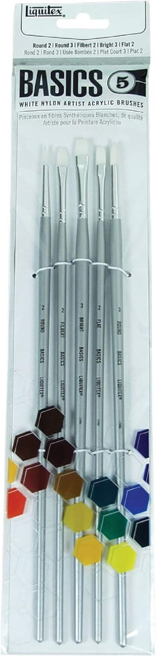 Liquitex BASICS Acylic Paintbrush, Set of 5