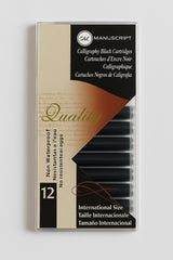 Manuscript Calligraphy Black Cartridges - Pack of 12
