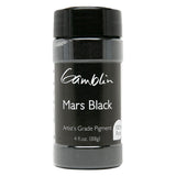 Dry Pigment - Mars Black, 88 Grams by Gamblin